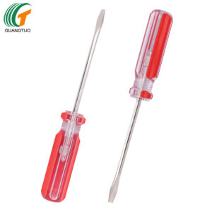 Flat Screwdriver-3x100mm- Red Handle