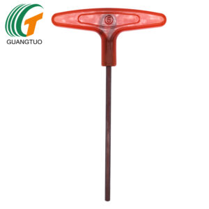 1.5mm 2mm 3mm 4mm 5mm 6mm T typle hexagon screwdriver in red
