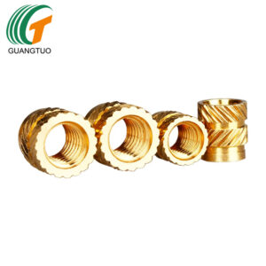 M2 M3 Insert Knurled Nuts Brass Hot Melt Insert Nuts Heating Molding Copper Thread Inserts
