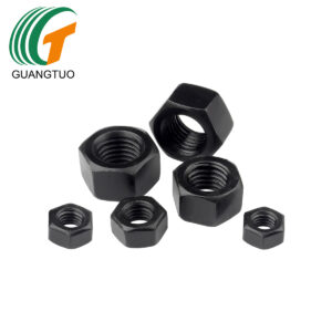 Grade 8.8 Black Hex Nuts Hexagon Nut for M2 M2.5 M3 M4 M5 M6 M8 M10 M12 M14 M16 M18 M20 M22 M24 M27 Screw Bolt