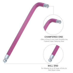 Ball End Allen Key Set Colorful CRV Hand Tool Spanner