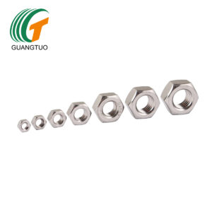 304 Stainless Steel Inch Hex Hexagon Nut Jam Nut